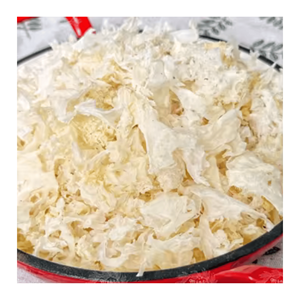 Ingrédient sec de champignon de neige entier cultivé de qualité supérieure, matière première sans conservateurs pour la fabrication alimentaire et la cuisine, origine Vietnam - Product Image 1