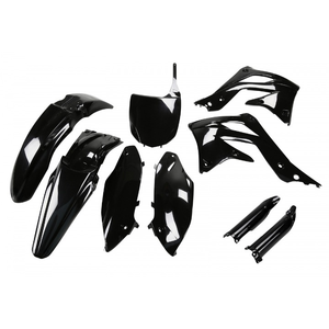 Kit di plastica completa nera per Kawasaki KXF 450 2012-2012 modello di accessori per moto - Product Image 1