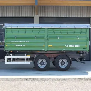 Rimorchio ribaltabile idraulico del trattore agricolo usato Rimorchio ribaltabile del trattore da 20 tonnellate per trattori