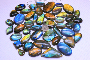 Meilleure qualité Labradorite en vrac au prix de gros Cabochon Labradorite bleue Multi Flashy Labradorite pierre précieuse pour bijoux - Product Image 3