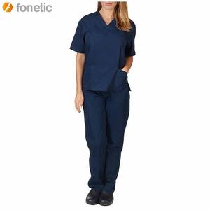 Uniforme d'infirmières médicales de haute qualité Ensemble direct d'usine Vente en gros Tissu Jersey Uniformes du personnel hospitalier - Product Image 4
