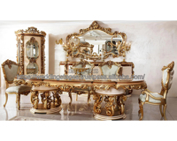 Ensemble de table à manger traditionnelle en teck massif de luxe, hautement artisanale, 12 places, exportations DST, chaises de salle à manger durables assemblées pour villa