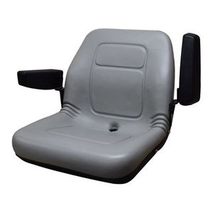 Siège de tracteur de jardin compact pour tondeuse à gazon avec accoudoirs - Product Image 3