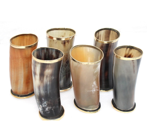 Verre corne de buffle verre court hôtel boisson Ware verre à vin et à bière taille personnalisée à des prix abordables - Product Image 2