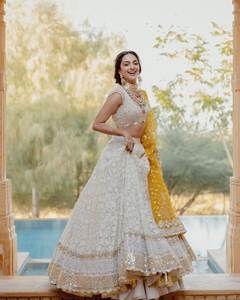 DERNIÈRES LEHENGA DE MARIAGE CHOLI DE LA MARQUE MANISH MALHOTRA DESIGNER AVEC DUPATTA - Product Image 3
