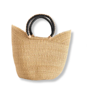 Bolsa de Paja Tejida a Mano de Primera Calidad en Forma de U para Mujer, Bolso de Verano, Bolsos de Playa de Macramé, Directamente del Proveedor Indio - Product Image 1