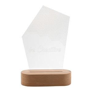 Luce Led trofeo Woodify - Pentagon - Product Image 1