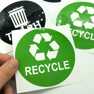 OEM Custom Vinyl Stickers & Branding <b>Labels</b> Print <b>Waterproof</b> Die Cut Promotional Decals for Products, Trash Bins & Outdoor Use - Product Image 4