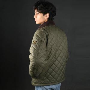Chaqueta de Invierno para Hombre, Modelo Horizon, Color Verde Oliva, Ligera, de Alta Calidad, con Cremallera y Acolchado, Estilo Lavado, 2026 - Product Image 2