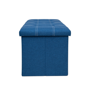 Hua Cheng <b>Storage</b> Stool Fabric Modern Living Room Furniture Foldable Ottoman Footrest Home <b>Storage</b> Box Bedroom <b>Seat</b> - Product Image 2
