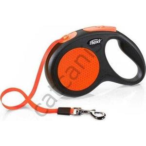 Flexi nuovo Neon medio 5m automatico striscia collare cane-arancione (Max. 25Kg) - Product Image 1