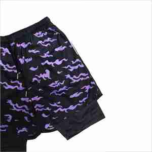 Pantalones cortos de compresión de doble capa FIT FRONT Nuevo diseño Sólido Casual con cintura elástica Transpirable y tamaños disponibles en stock - Product Image 6