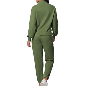 Daily Casual And Sportswear Winter <b>Tracksuits</b> Breathable 2025 Customized logo Printing Fleece Cotton <b>Tracksuit</b> for Women's - Product Image 2