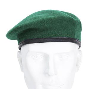High Quality 100% Cotton <b>Berets</b> From Pakistan Wholesale 100% Woolen Field Grade Hat Cap with Cap Badge Logo Patch - Product Image 1