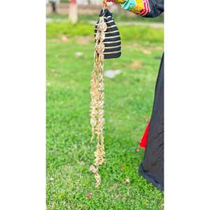 Conjunto Icónico de Salwar Anarkali y Dupatta en Poliéster Reversible para Bodas, para Mujer - Product Image 3