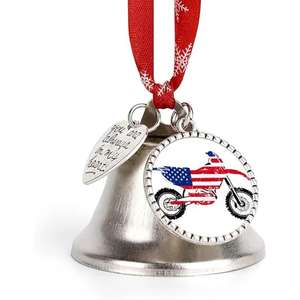 Exquisito adorno de decoración de campana de Navidad de Metal para eventos festivos, fiesta, decoración del hogar, colección de campana de Navidad con estilo Premium - Product Image 4