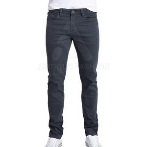 Venta al por mayor de pantalones vaqueros MOQ bajo para los hombres por encargo último diseño de los hombres pantalones vaqueros para la venta en línea - Product Image 3