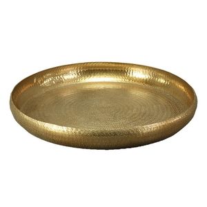Metal Round Brass Storage Tray Decorative <b>Plates</b> Accept Custom Gold <b>Brushed</b> Brass Decorations Home Decor Luxury - Product Image 3