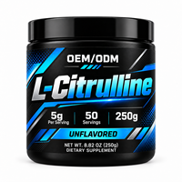 Poudre de L-Citrulline OEM 99% Pure, Ingrédient de Supplément de L-Citrulline, Acide Aminé Pré-Entraînement OEM