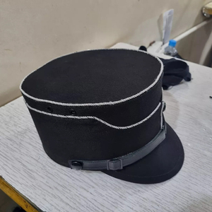 Raro francés clásico III Kepi hecho a mano bordado de lingotes sombreros antiguos fabricación tocado 1829 1914 - Product Image 4