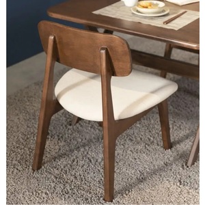 เบาะรองนั่งไม้ยางพาราธรรมชาติ vline 601สีน้ำตาล/สีเบจเก้าอี้รับประทานอาหารสไตล์โมเดิร์น - Product Image 3