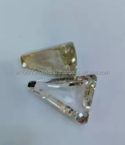 หินควอตซ์เจียระไนสีทองแบบแผ่นหลังเรียบตัดจากผู้ผลิตขายส่ง - Product Image 4