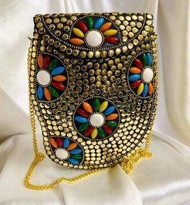 Des prix raisonnables Designer fait à la main mariée en laiton pochette à vendre fabrication en Inde à bas prix par HF CRAFTS - Product Image 3