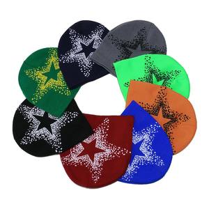 Bonnet d'hiver personnalisé en tricot à revers en acrylique avec strass pour femmes Bonnet avec logo - Product Image 2