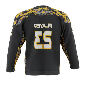 Moda nuevo estilo en blanco hombres Hockey sobre hielo Jersey de talla grande Hockey sobre hielo Jersey peso ligero Hockey sobre hielo Jersey - Product Image 5
