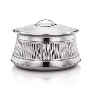 Cacerola decorativa de diseño maravilloso hecha de acero inoxidable para servidores de alimentos, olla caliente, olla calentada para alimentos al precio más bajo - Product Image 1