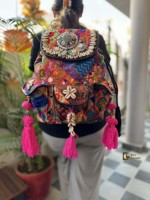 Sac Banjara de créateur, fait main, sac à dos vintage bohème multi-usages, vente en gros, produit en vrac, sac élégant pour femme