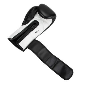 Guantes profesionales de entrenamiento de boxeo de cuero negro Diseño personalizado Guantes de boxeo de cuero artificial Guantes de boxeo de cuero baratos - Product Image 5