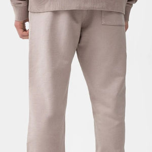 Pantalon de haute qualité en gros personnalisé pour homme pantalon en coton surdimensionné avec cordon de serrage pour hommes pantalon avec logo de votre marque teint uni pour hommes - Product Image 4