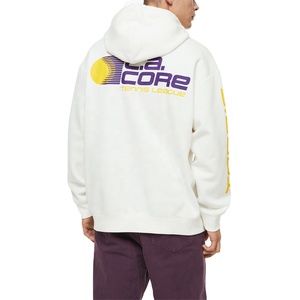 Sweat à capuche zippé surdimensionné vintage personnalisé pour homme, en molleton délavé à l'acide, avec patchs, pour la couture et le surjet, 100% coton, impression numérique d'hiver - Product Image 6