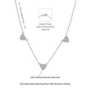 สร้อยคอจี้สถานีหัวใจแฟชั่นผู้หญิงพร้อมเสน่ห์ - Product Image 5