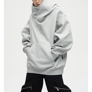 Streetwear d'hiver de haute qualité fabriqué sur mesure, pull-over décontracté avec poches épaisses, sweat à capuche unisexe doublé en fourrure Sherpa en polaire, vente en gros - Product Image 2