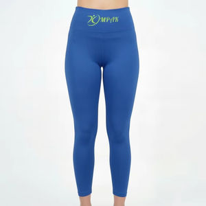 <b>Women</b> High Waist Sapphire <b>Blue</b> Gym <b>Leggings</b> Custom OEM Compression Yoga Pants Fitness Activewear - Product Image 1