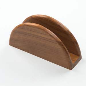 Porte-serviettes traditionnel en bois fait main de haute qualité, luxueux, pour cuisines familiales, salles à manger, décoration de table, accents de style maison - Product Image 4