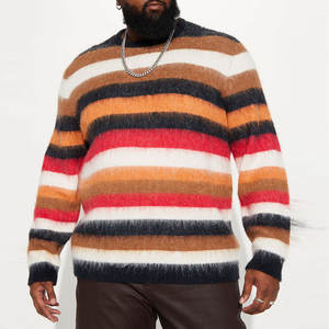 Qualité supérieure Doux Confortable Mohair Mode porter Pull Pour Hommes Logo Personnalisé Respirant Nouveau Style Casual wear Mohair Pull - Product Image 2