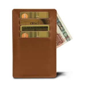 Diseño personalizado Minimalista RFID Bloqueo Cartera corta Nueva llegada Forro de satén PU Funda de cuero con cierre abierto - Product Image 1