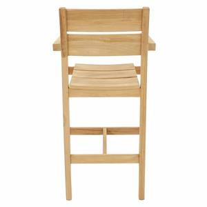 Chaises de Bar en Bois de Teck de Qualité Supérieure Couleur Naturelle Pour Bar Bar Cuisine Caffe - Product Image 4