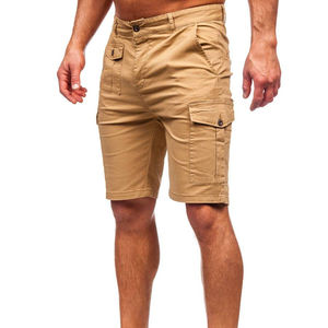 Pantalones cortos de carga para hombre, ajustados, con múltiples bolsillos, para exteriores, de secado rápido, transpirables, cómodos, con cintura elástica, pantalones cortos de carga, venta al por mayor, OEM - Product Image 1