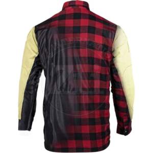 เสื้อเชิ๊ตผ้าสักหลาดสำหรับนักขี่จักรยานผ้าฝ้าย100% ระบายอากาศได้ดีของผู้ชายอุปกรณ์ป้องกันมอเตอร์ไซค์ขนาดใหญ่พร้อมโลโก้ตามสั่ง - Product Image 5