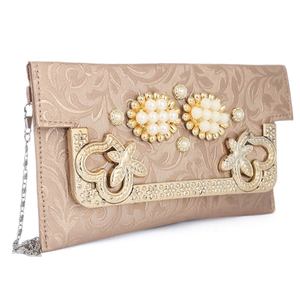 Bolso de mano elegante para mujer (K-2077) - Marrón claro - Product Image 1