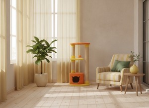 Rascador Amistar de alta calidad, modelo "Sunny Haven", para gatos y gatitos de todas las edades y tamaños. - Product Image 6