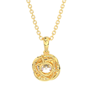 Colgante de joyería fina de oro amarillo de 10K con piedra CZ, colgantes personalizados elegantes para mujer para hacer joyas, rodio y chapado en oro - Product Image 3