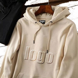 Alta calidad 2023 moda personalizada Streetwear 100% algodón pulóver Premium hombres en relieve Sudadera con capucha Unisex Sudadera con capucha personalizada - Product Image 4