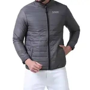 2024 뜨거운 판매 도매 유틸리티 그레이 오리 다운 코트 방수 재킷 남자의 방풍 따뜻한 남자 다운 코트 패딩 재킷