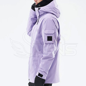 Chaqueta de Esquí de Invierno de Lona de Nuevo Diseño con MOQ Bajo, Transpirable, de Marca Privada para Unisex - Product Image 5