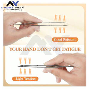 ชุดแหนบต่อขนตาแบบหัวคู่เพื่อความปลอดภัยพร้อมเครื่องมือเสริมสแตนเลสมัลติฟังก์ชั่นคิ้ว/ขนตา - หลากสี - Product Image 5